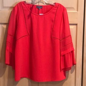 New Market & Spruce Bell Sleeve Blouse